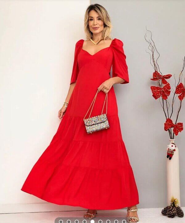 Vestido de Viscose Tamanho G